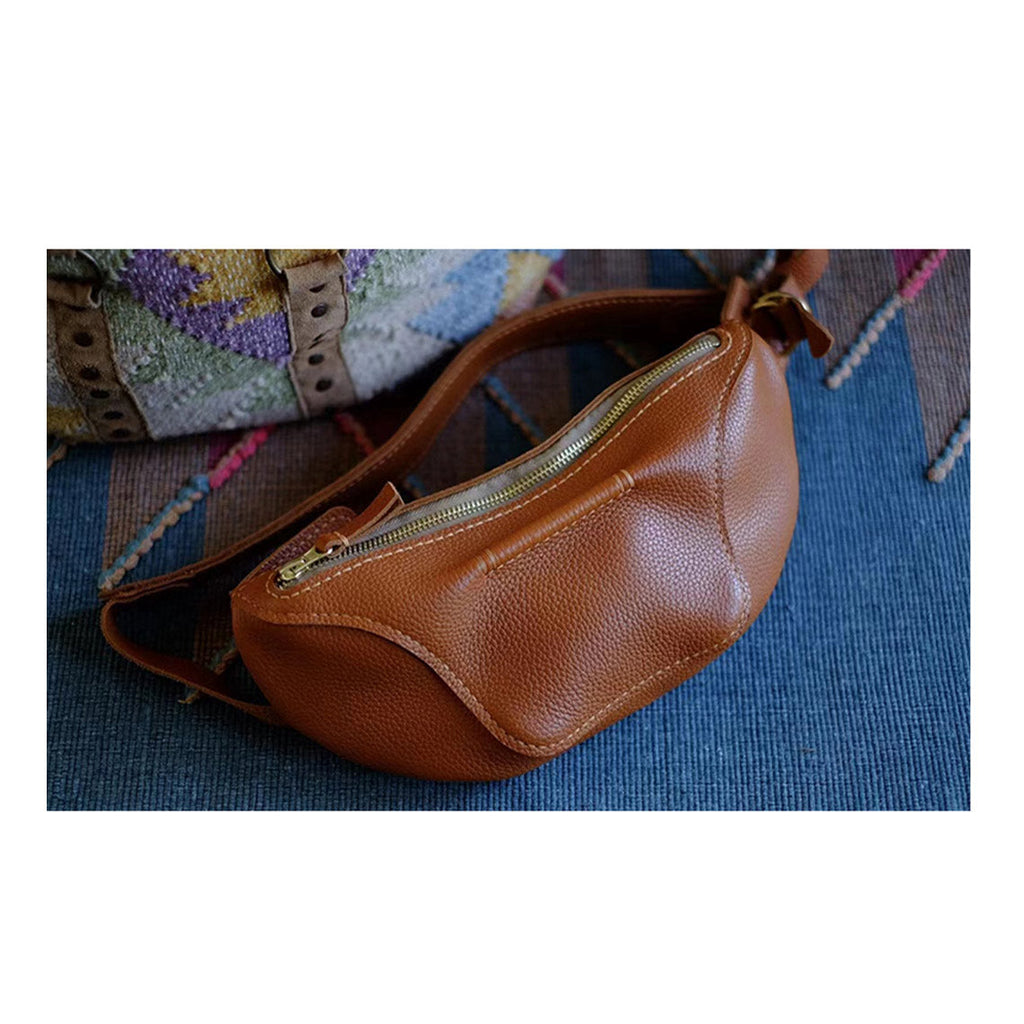 CUCUBIRD Full Grain Leather Fanny Pack Waist Bag DIY Kit  