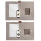 CUCUBIRD Top Grain Leather Grey Men's Wallet DIY Kit  