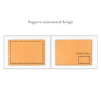 CUCUBIRD Top Grian Leather Kitty Card Holder DIY Kits  